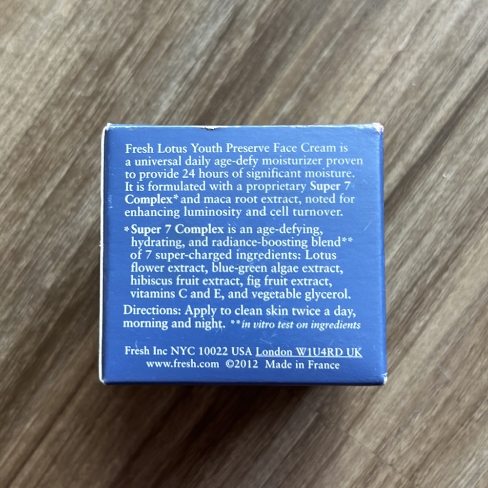 fresh Lotus Youth Preserve Face Cream Super 7 Complex - Picture 5 of 7